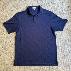 Peter Millar Performance Jacquard BATTLE AT THE RIDGE Skull Polo Shirt Mens L